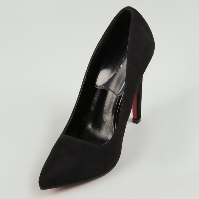 Подпяточники для обуви, на клеевой основе, силиконовые, 9,5 &times; 5,5 см, пара, цвет прозрачный