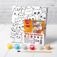 Картина по номерам для детей &laquo;Милые котята&raquo;, 15 х 15 см