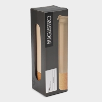 Бутылка для воды пробковая Magistro, 450 мл, 7&times;7&times;23 см, цвет бежевый