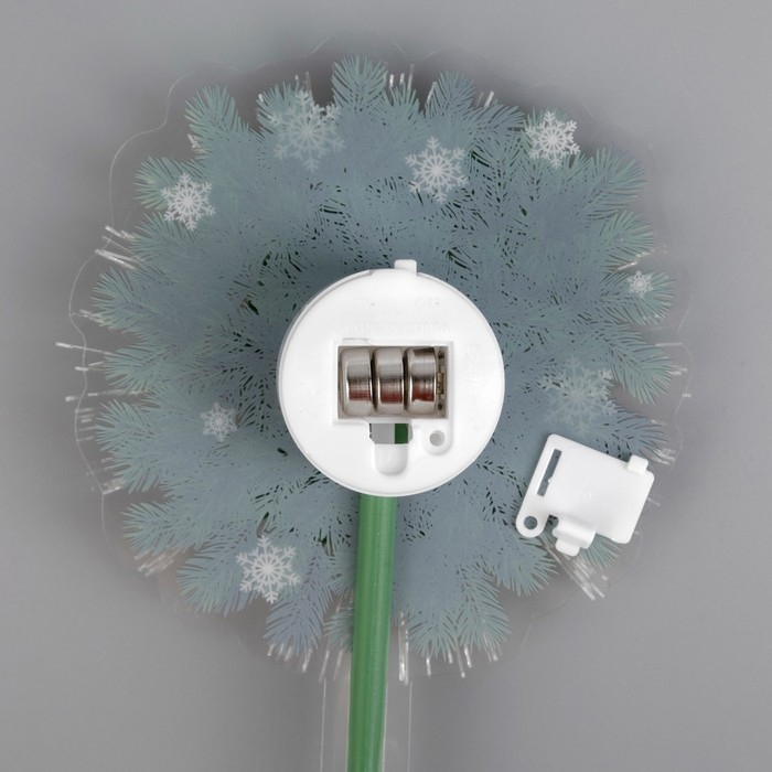 Светодиодная игрушка на палочке &laquo;Снеговик&raquo; 6.5 &times; 27 &times; 4 см, батарейки LR44х3 (в комплекте), свечение тёплое белое