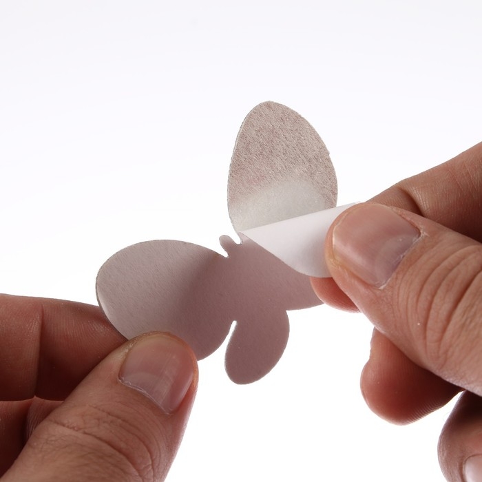 Часы настенные интерьерные, детские, 3d Часы настенные интерьерные, детские, 3d "Фея с бабочками", наклейка, большие, 60 х 60 см