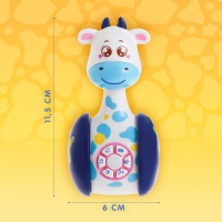 Развивающая игрушка &laquo;Музыкальная неваляшка: Коровка Муму&raquo;, звук, свет