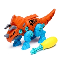 Конструктор винтовой &laquo;Трицератопс&raquo;, с отверткой, 26 деталей