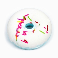 Бомбочка для ванны "Пончик" голубая, 100 г