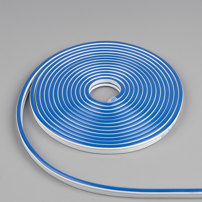 Гибкий неон Luazon Lighting 6 &times; 12 мм, IP65, 5 м, SMD2835, 120 LED/м, 12 В, свечение синее