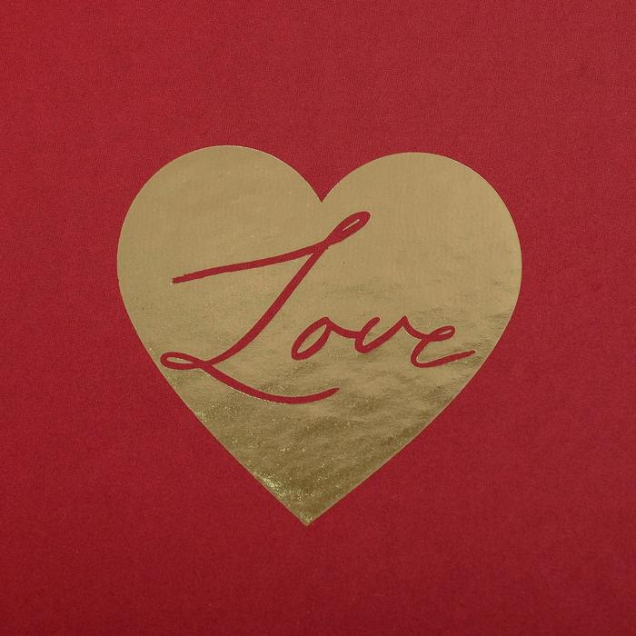 Набор шляпных коробок для цветов 3 в 1, упаковка подарочная, &laquo;Красный&raquo;, 18 х 13 см - 25 х 15 см