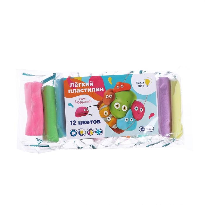 Набор для детской лепки &laquo;Лёгкий пластилин 12 цветов&raquo;