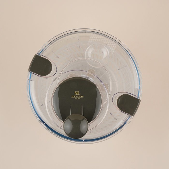 Центрифуга для сушки зелени SL Home &laquo;Оливковая роща&raquo;, 5 л, стекло, цвет оливковый