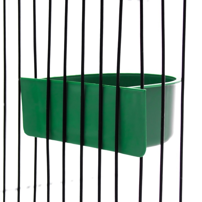 Кормушка для птиц 10,6 х 8,3 х 3,6 см, зeлёная