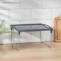 Подставка на металлических ножках &laquo;Лофт&raquo;, 29,5&times;26&times;17,2 см, цвет серый