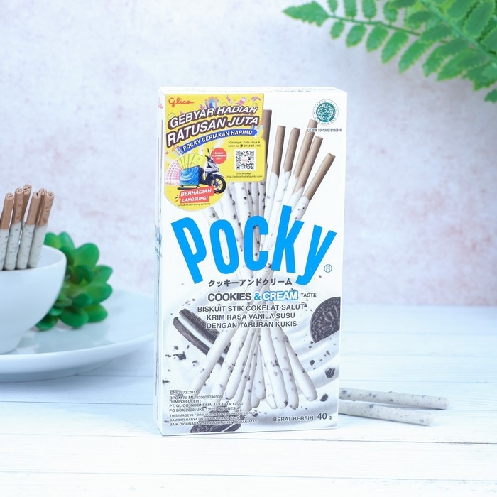 Бисквитные палочки POCKY со вкусом шоколадного печенья Oreo с кремом, 40 г