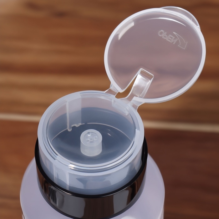 Флакон с помпой &laquo;Бабочки&raquo;, 250 мл, цвет черный/прозрачный