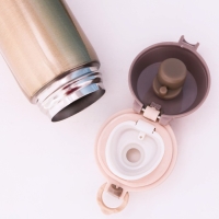 Термос с кнопкой &laquo;Mode Forrest&raquo;, 450 мл, золотой, время сохранения тепла 10-12 ч