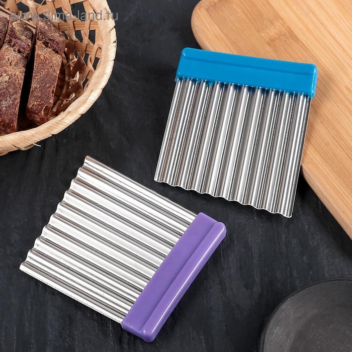 Нож для фигурной резки Доляна &laquo;Гребень&raquo;, 10&times;9 см, цвет МИКС