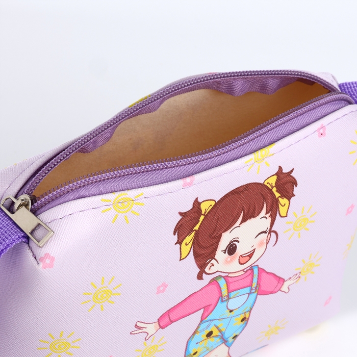 Сумка детская на молнии &laquo;Выбражулька&raquo;, цвет сиреневый