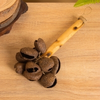 Сувенирный музыкальный инструмент &laquo;Маракас с орехами фруктового дерева&raquo;, 12&times;12&times;23 см