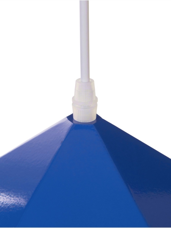 Светильник Edward 1х40Вт Е27 пр-1м синий 25х21,5х18см