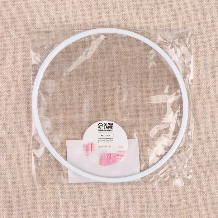 Основа для макраме &laquo;Круг&raquo;, металлическая, d = 10/10,6 см, цвет белый