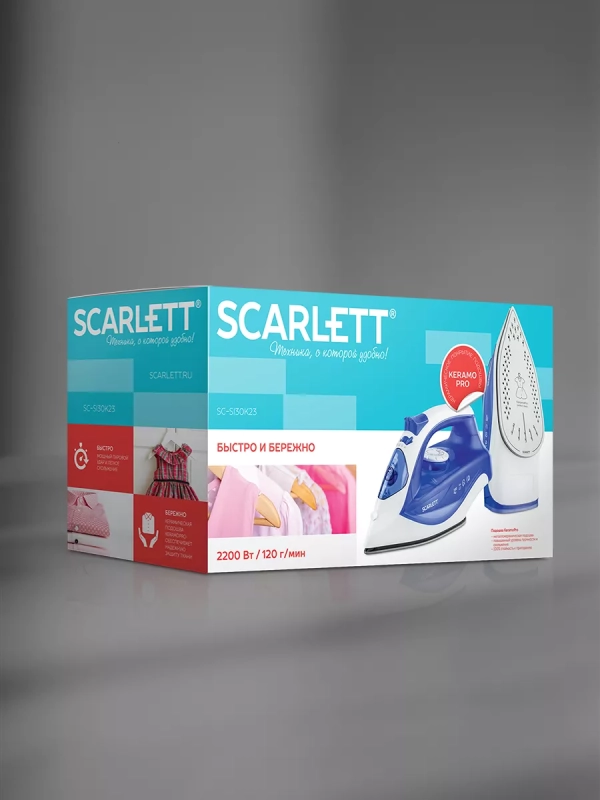 Утюг паровой с керамическим покрытием 2200 Вт SC-SI30K23
