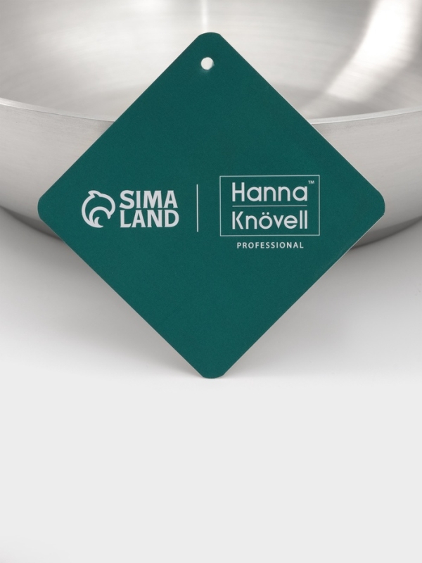 Сковорода d=24 см, h=6 см, толщина стенки 0,6 мм, индукция, дно al+fe+al