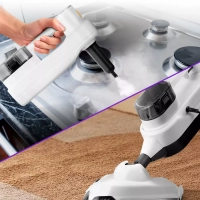 Паровая швабра с насадками КТ-1072 (2 в 1) - 1300 Вт