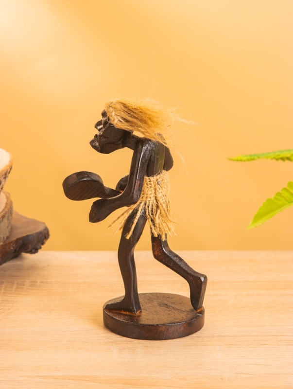 Сувенир &laquo;Абориген теннисист&raquo;, 8&times;8&times;18 +/- 2 см, дерево