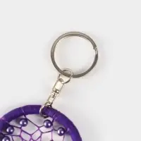 Брелок "Ловец снов" 17 см, цв. фиолетовый