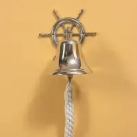 Рында со штурвалом, 13&times;18&times;14 см, алюминий