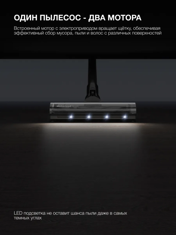 Вертикальный пылесос HYV-S7970 470мл 500Вт серый