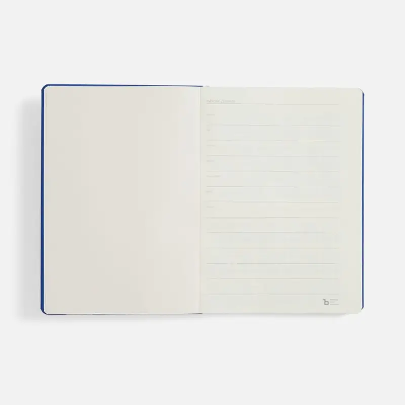 Ежедневник Urban Metal, недатированный, ярко-синий