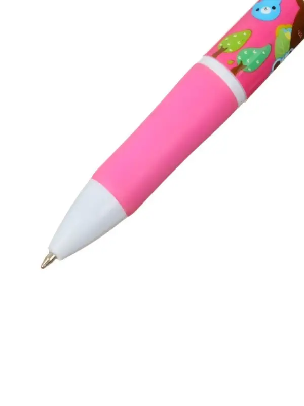 Ручка шариковая многоцветная Calligrata, автоматическая, 4 цвета, с рисунком, МИКС