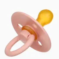 Набор классических пустышек, 2 шт., латекс, персиковый/айвори, в контейнере, от 0 мес., M&B