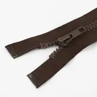 Молния &laquo;Трактор&raquo;, №5, разъёмная, замок автомат, 50 см, коричневая