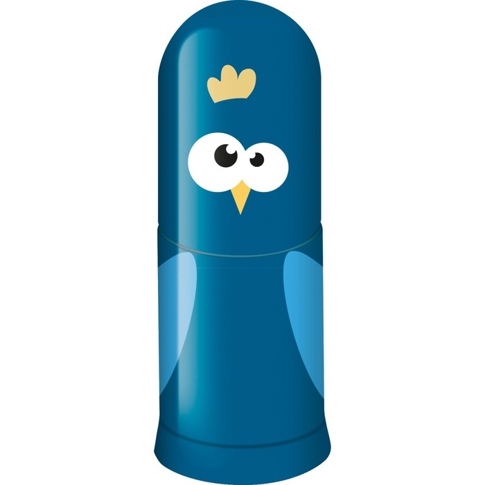 Точилка пластиковая с ластиком Faber-Castell Faces, 1 отверстие, контейнер, МИКС