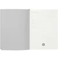 Ежедневник Flat, недатированный, серый