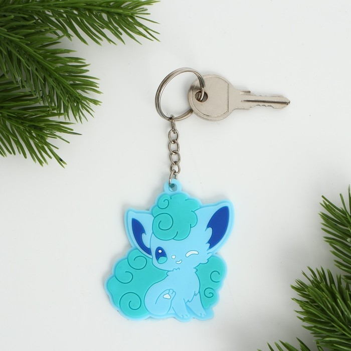 Брелок для ключей , резиновый, аниме &laquo;Лисенок Чиби&raquo;, 6,1 х 5,3 см