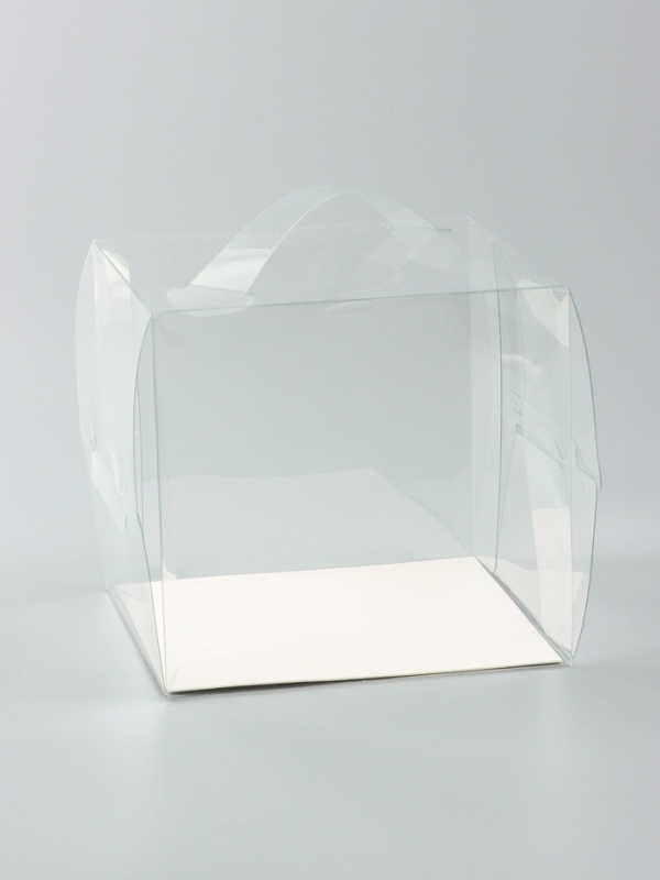 Коробка с PVCдля цветов и десертов 15 х 16 х 16 см