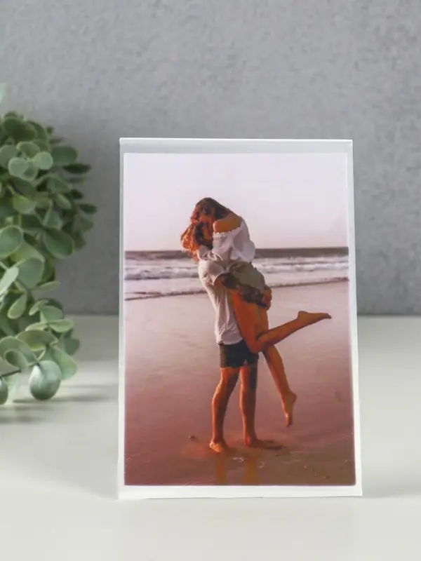 Фоторамка пластик 10х15 см, А6, вертикальная, прозрачная, набор 5 шт