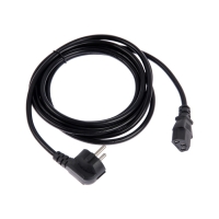 Кабель питания Exployd EX-K-1461, IEC - C13, 6 А, 3 м, черный