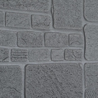 Самоклеящаяся ПВХ панель "Серая плитка" 70*70см