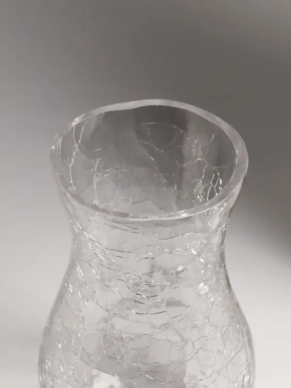 Ваза стекло настольная "Паутинка" грация, 19,5х10,5 см, прозрачный