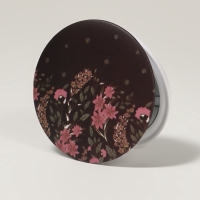 Зеркало складное &laquo;Цветы&raquo;, d = 7,5 см, цвет МИКС