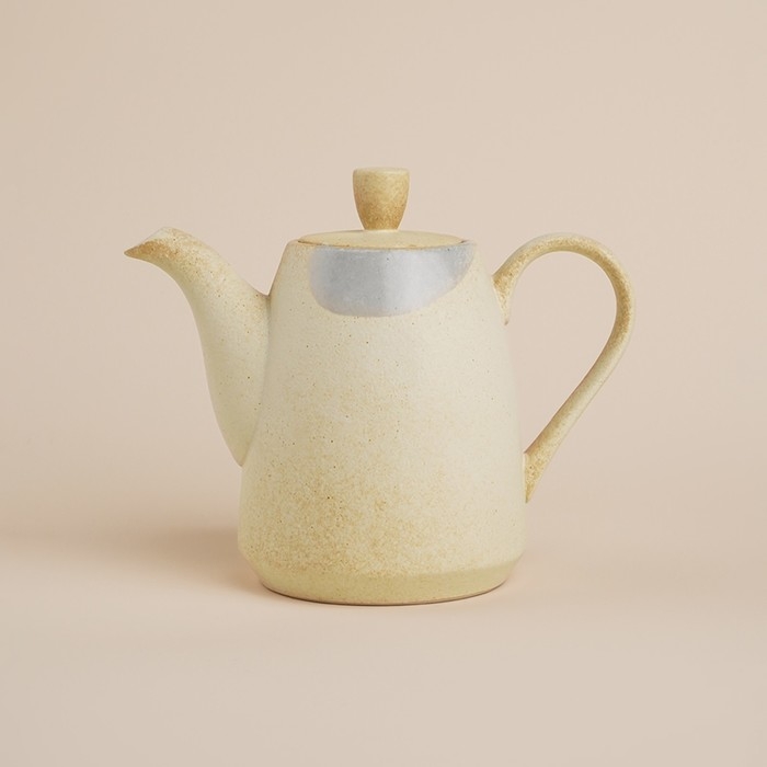 Чайник заварочный фарфоровый SL Home &laquo;Волны Сардинии&raquo;, 1,3 л, 23&times;12,5&times;18,4 см, цвет бежевый