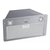 Вытяжка встраиваемая HBB 6035 IX серебристый