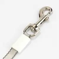 Рулетка - поводок для собак, лента 3 метра, белая/бежевая