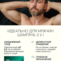 Мужской шампунь 2 в 1, 250 мл