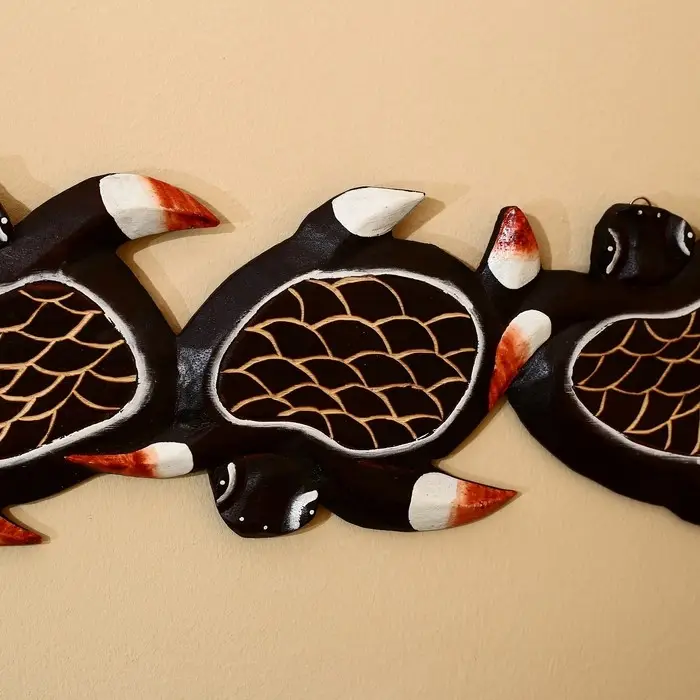 Панно настенное "Черепашки" 17х1,5х100 см