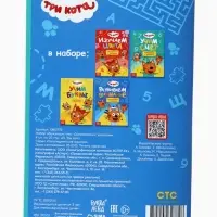 Книги детские &laquo;Занимаемся с котятами&raquo;, набор 4 шт. по 20 стр., А5, Три кота