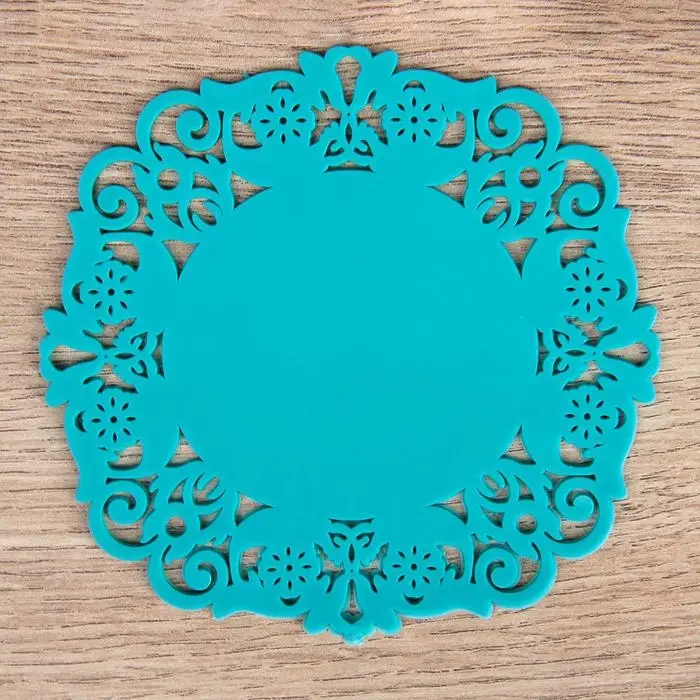 Набор подставок под горячее &laquo;Чаепитие&raquo;, 4 шт, 10 см, цвет МИКС