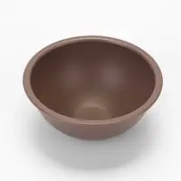 Миска для животных Дубль Мини  0,2 л , Soft-touch,каппучино